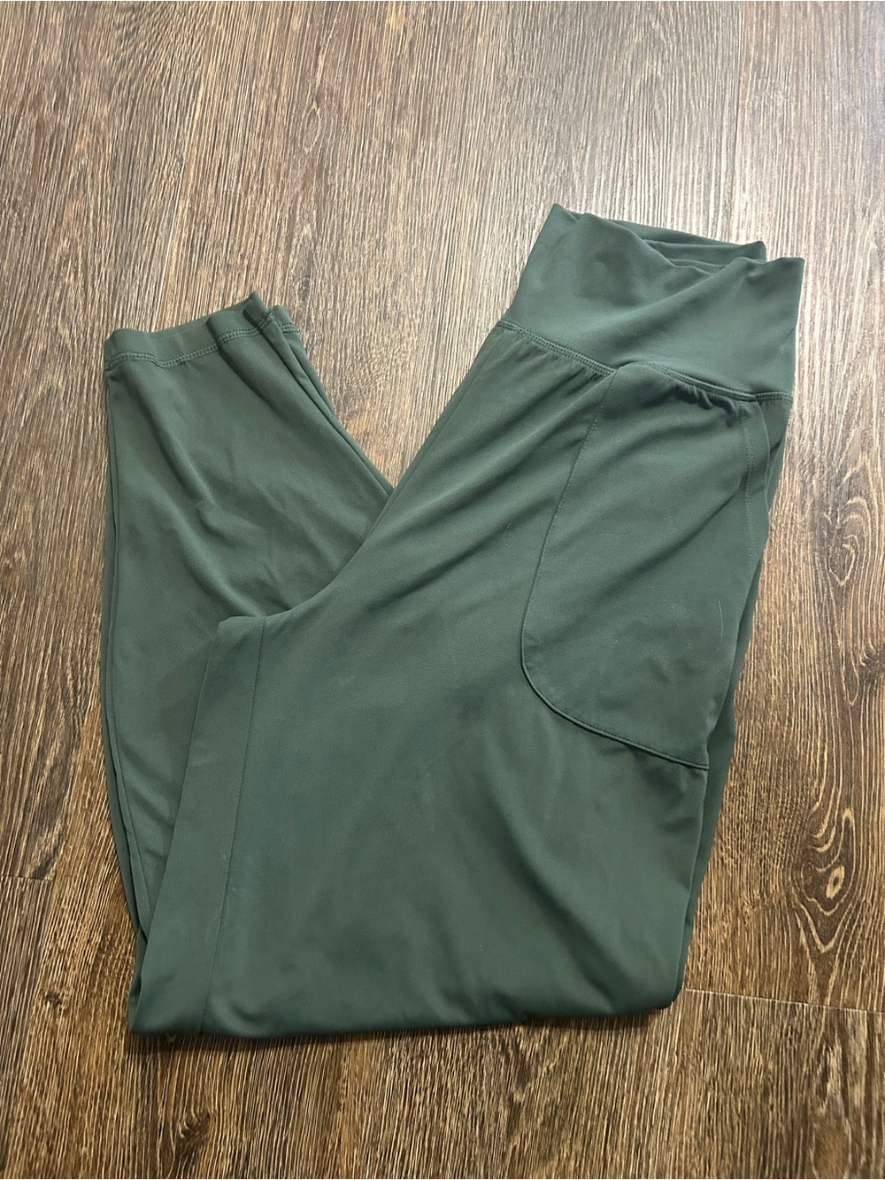 Old Navy Dark Green High-Rise Joggers